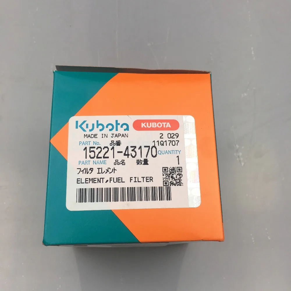 High Quality Kubota Parts Fuel Filter Element 15221-43170