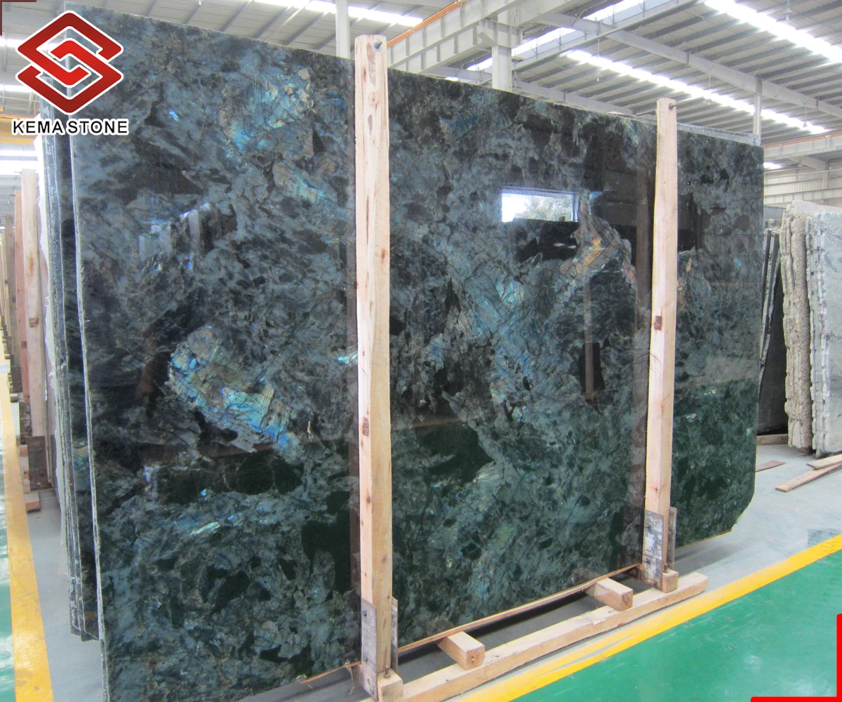 Labradorite Blue River Granite Slab