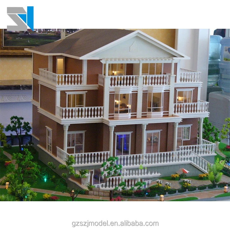 Stunning beautiful house model/miniature architecture model / house plan design