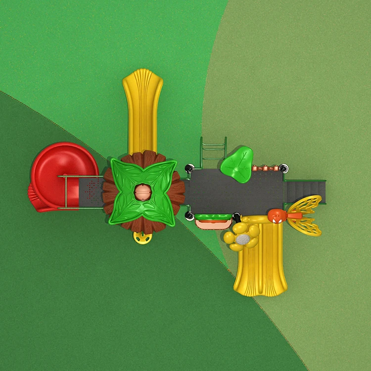 NEW Outdoor playground kindergarten amusement park equipment slide plastic composite combination