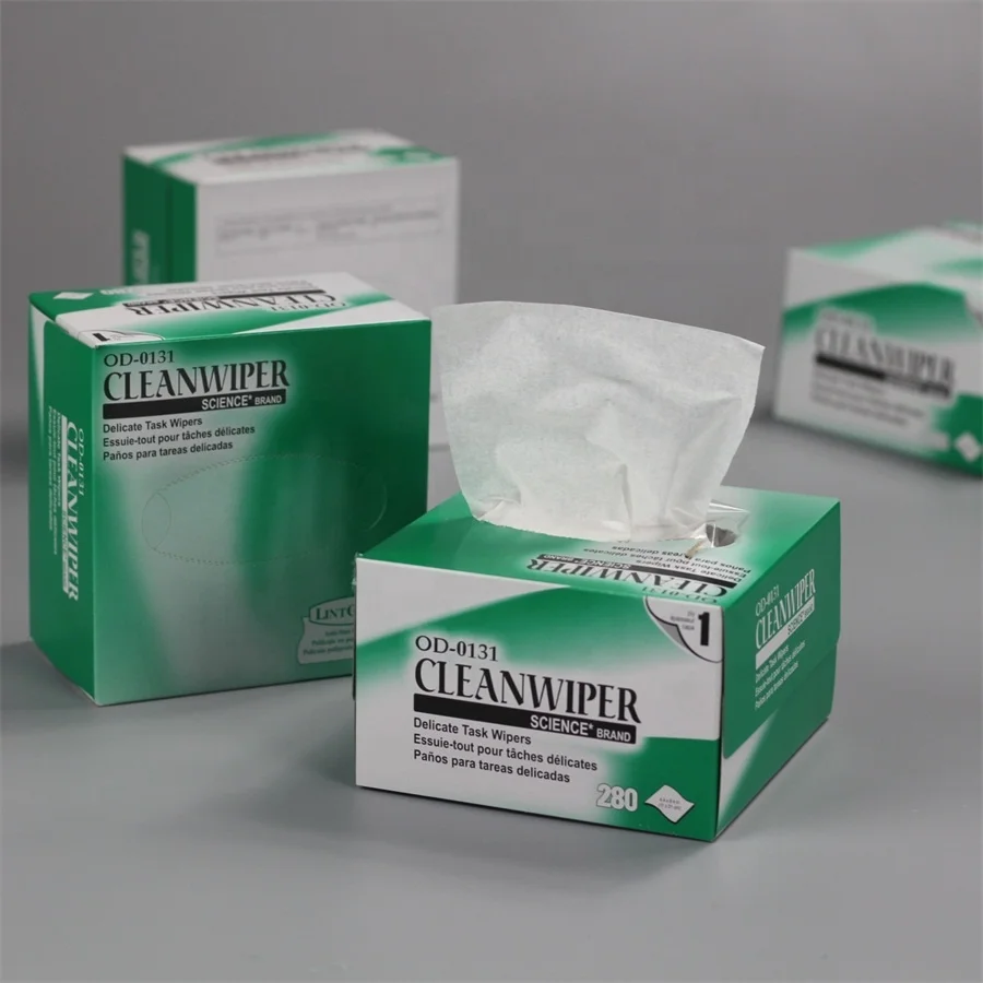 optical products and laboratory equipment Trade assurance supplier lint free cleaning paper towels