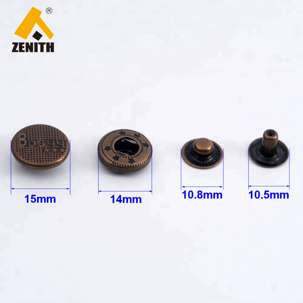 Spring Snap Buttons With Any Logo Customized BM10162