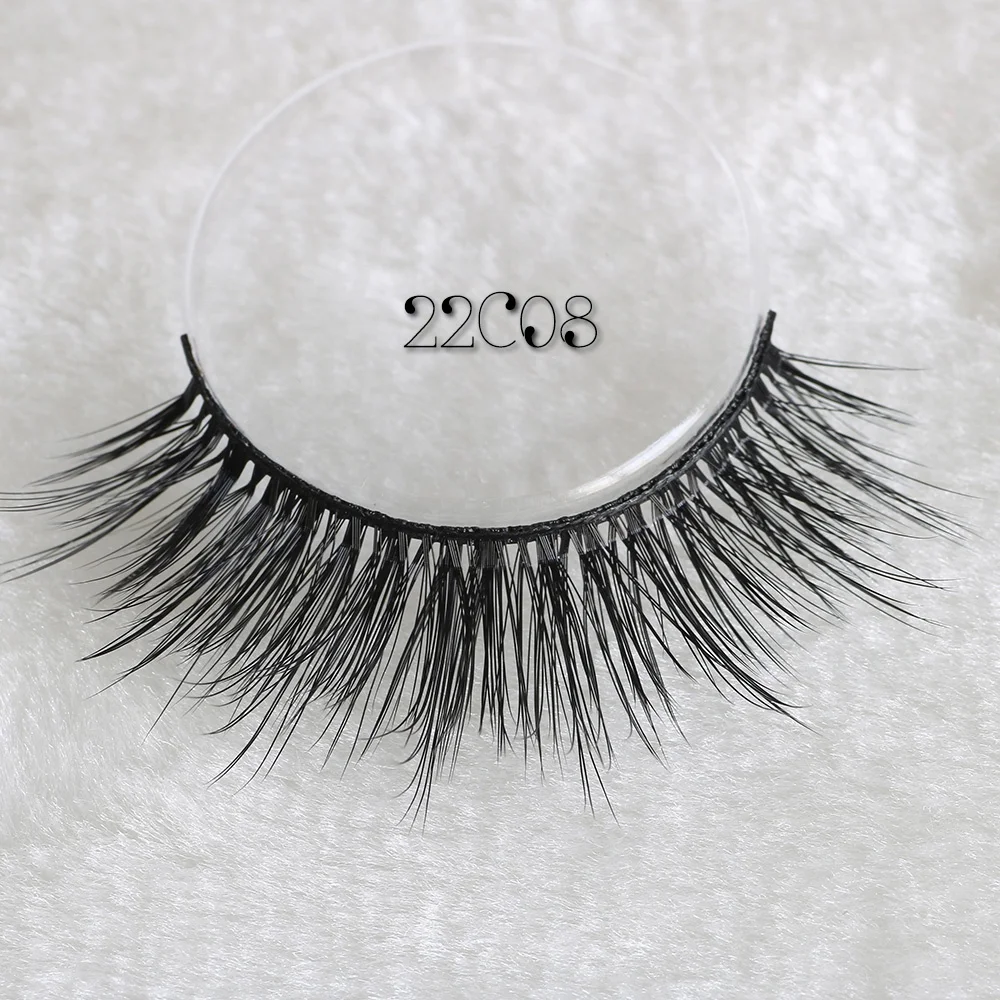 Real Mink 3D Lashes Korean Silk Strip Lashes How To Get Longer Eyelashes