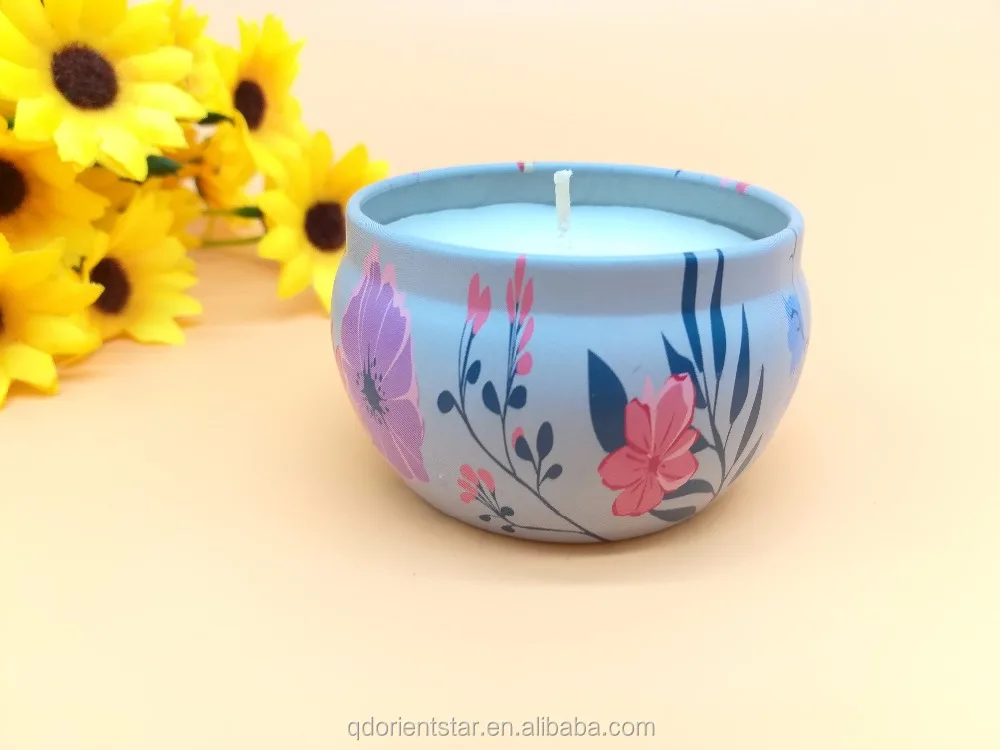 Hot Sales Gift Set Aroma Tins Jar Candle Natural Soy Wax Scented Candles Wholesale Luxury Tin Candle