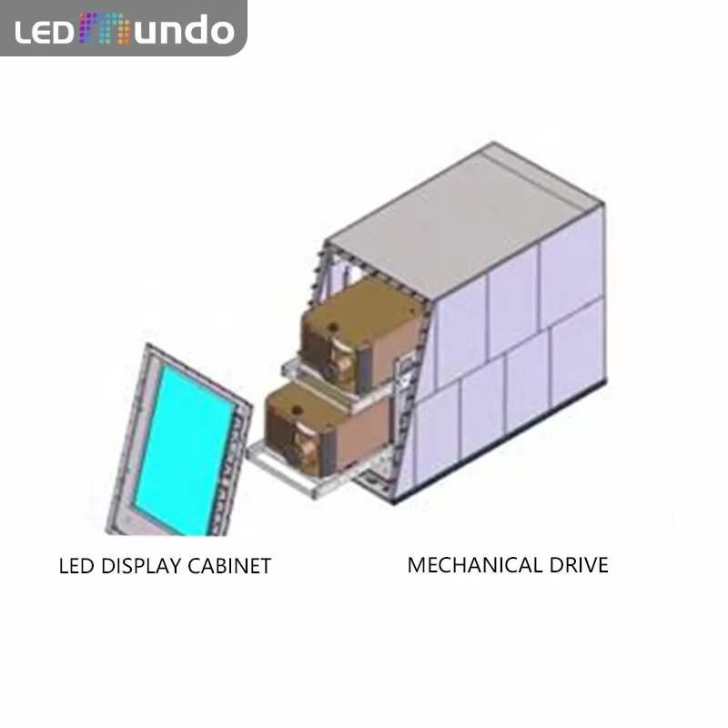 NEW Advertising Idea 3D Robotic Sign Mechanical Drive Moving LED Screen Outdoor LED Display Digital Billboard P10 P8 P6