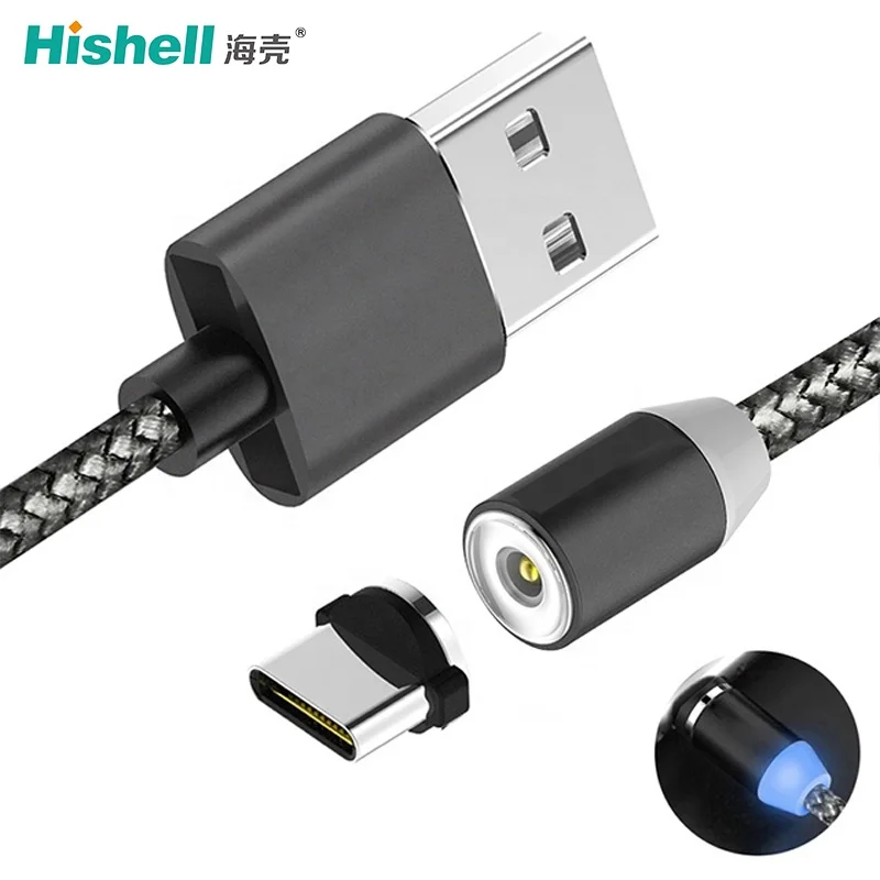 3 в 1 Магнитный зарядный кабель Micro usb с нейлоновым Зарядное устройство usb кабель для зарядки без данных Магнитный usb-кабель магнит