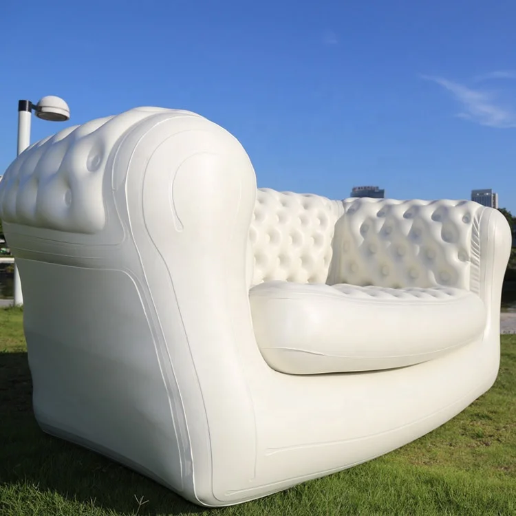 High quality luxury inflatable chair, inflatable chesterfield sofa