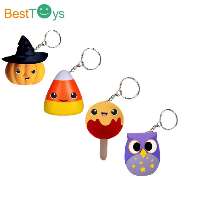 
Custom scented High Quality slow rising japan squishy keychain toys 