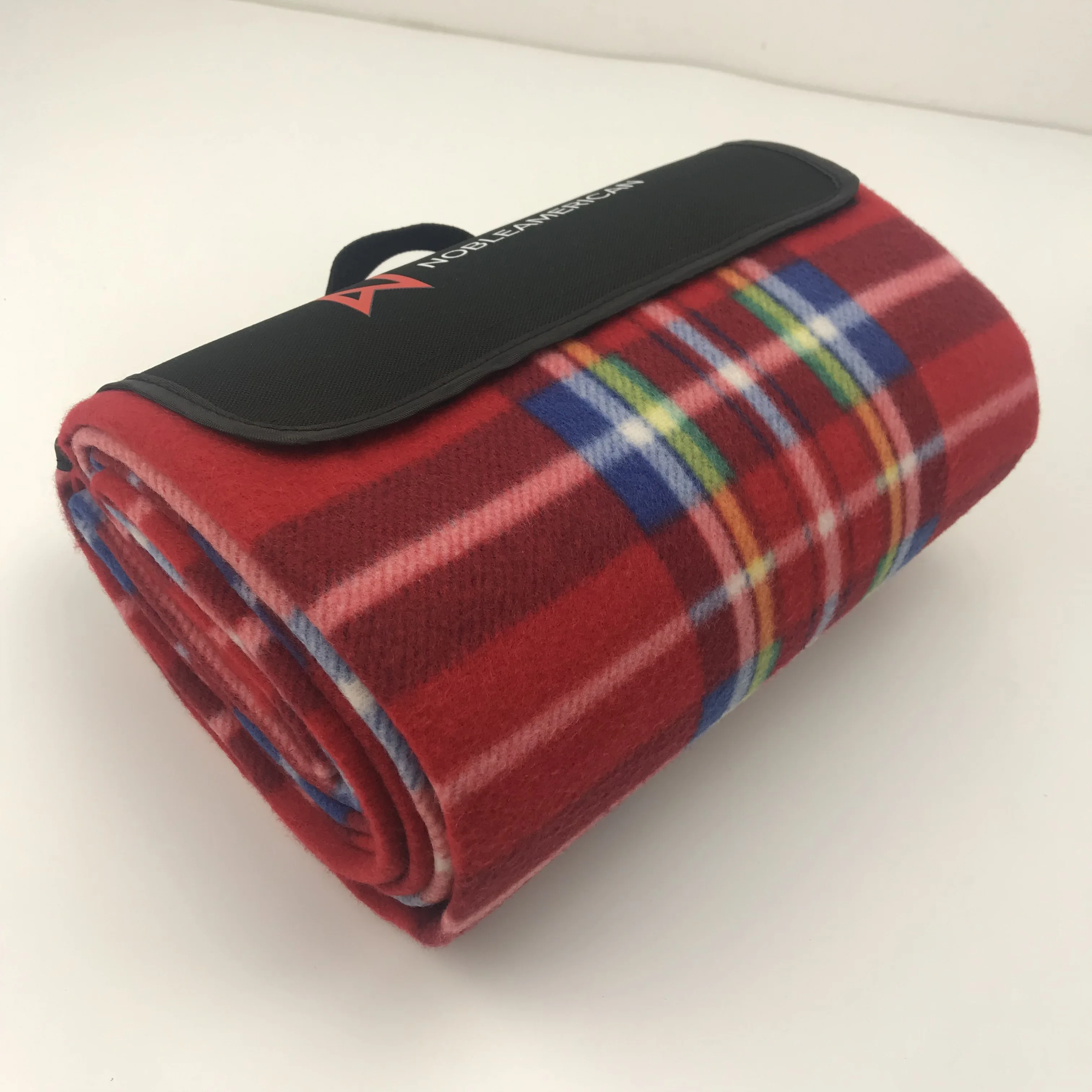 BSCI Factory Wholesale Custom Outdoor Waterproof Stripe Foldable Travel Beach Picnic Blanket for Outdoor