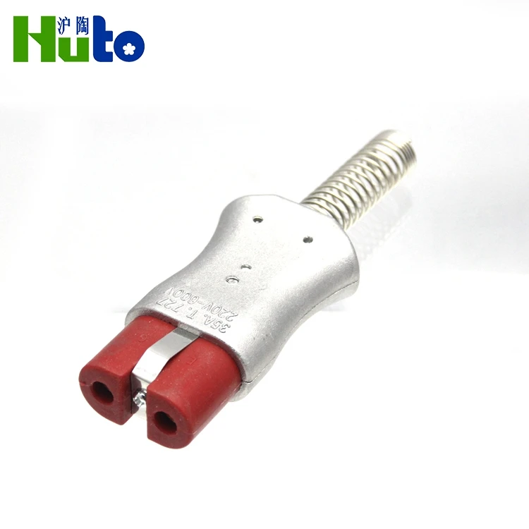 Euro Plug Aluminum Alloy Ceramic Porcelain Heater Silicone Plug Insert