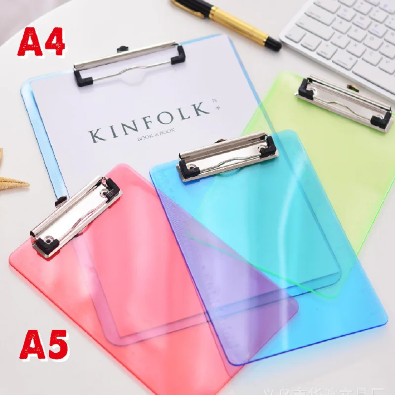 A4 Professional Clipboard With Stand Page Holder Use For Office And School Clip File