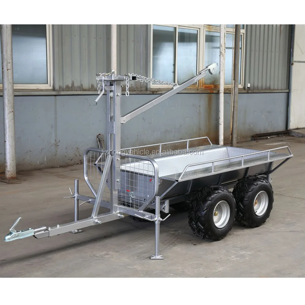 China wholesale log grabber trailer,log grapple trailer,log loader