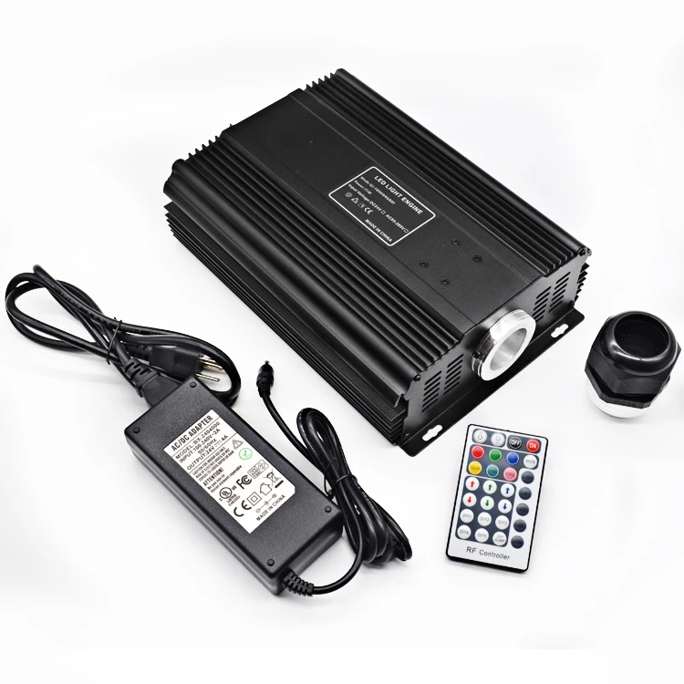 
90W RGB LED DMX Fiber Optic Light Engine with DMX Mode RF remote mode and Automatic mode 