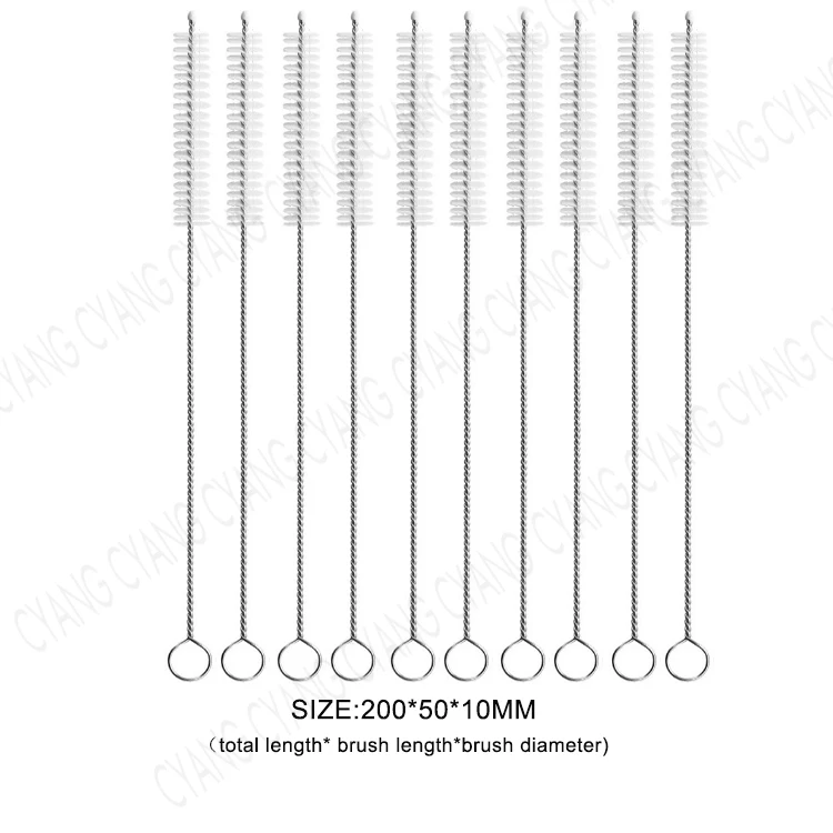 Customize 200mm Straw Brush Cleaner Cleaning Brushes for Straws