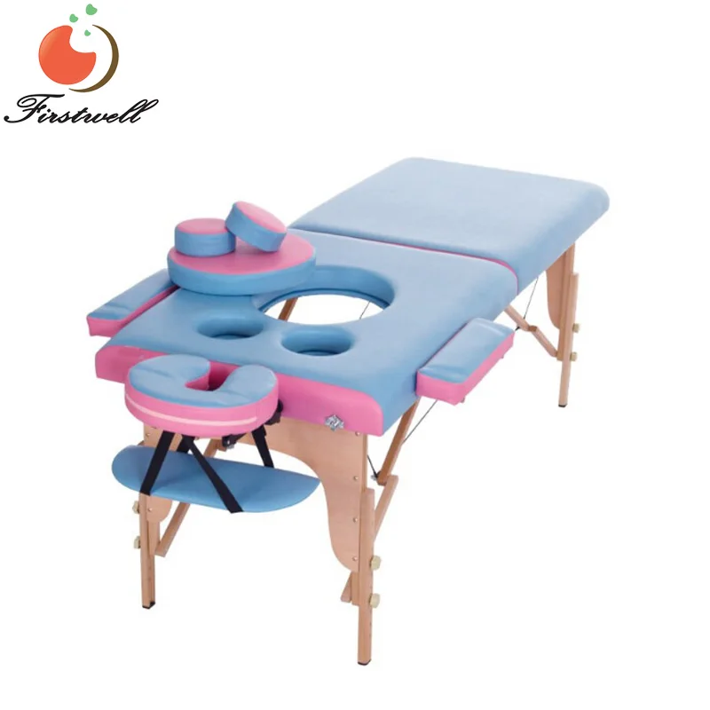 Cosmetic bed spa used massage table for pregnant women