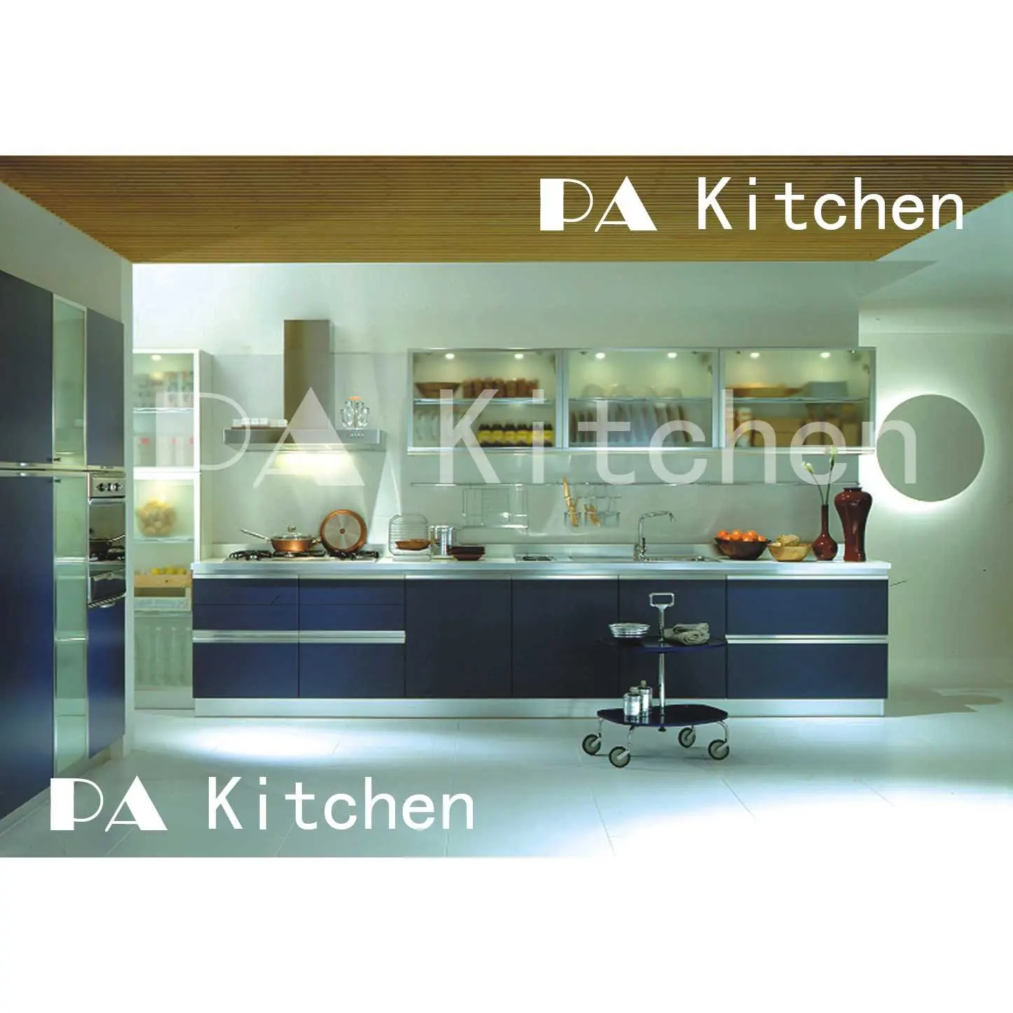 Кухонная мебель роспись серии (синий настроение)