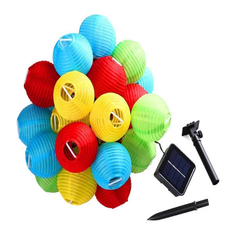 10 LED multi-color Solar Lantern String Light Hanging String Lights for Outdoor Garden Yard Lamp Christmas Decoration
