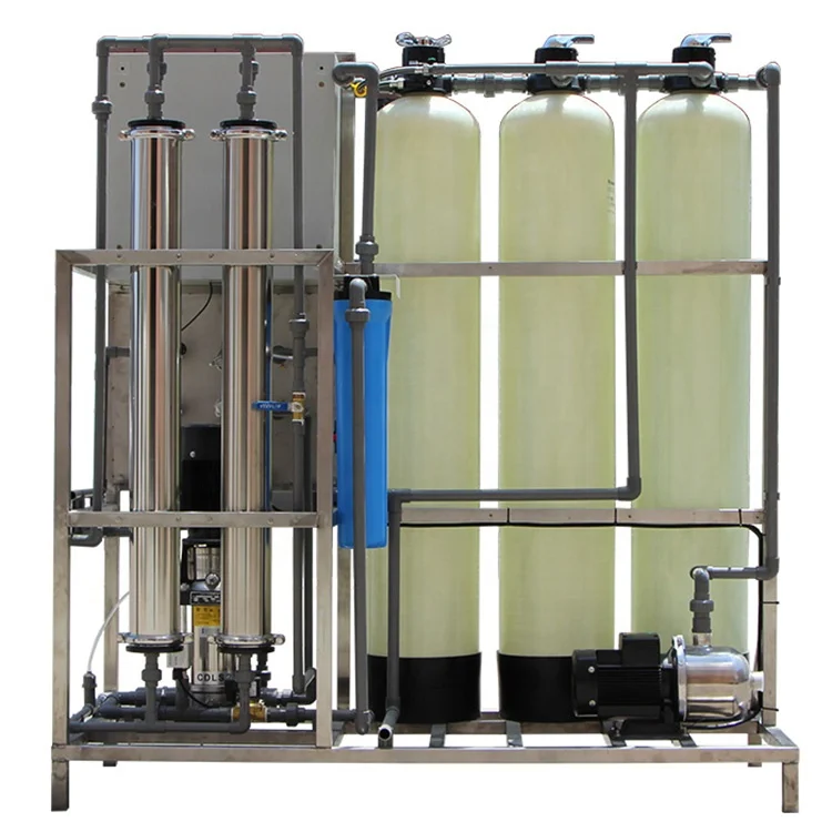 500LPH industrial RO water purification machine, direct drinking fresh water treatment plant ,sea water treatment plant