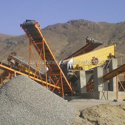turn key river gravel 100 TPH stone crushing plant
