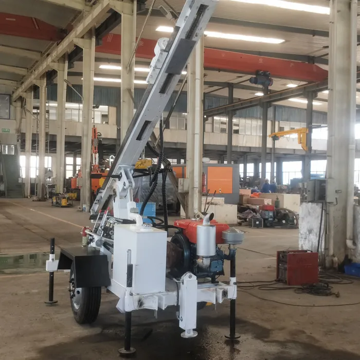 Deep water well drilling rig machine with mud pumps for water well drilling