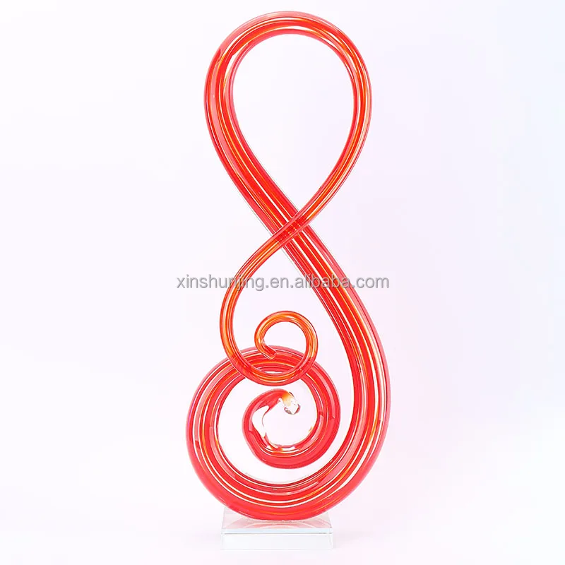 
Hand blown home decor ART shape glass art crafts 
