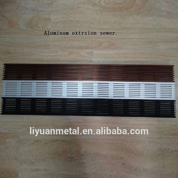 Поставщик золота Китая оптовая продажа алюминиевого канализационные пол натереть потолочная плитка