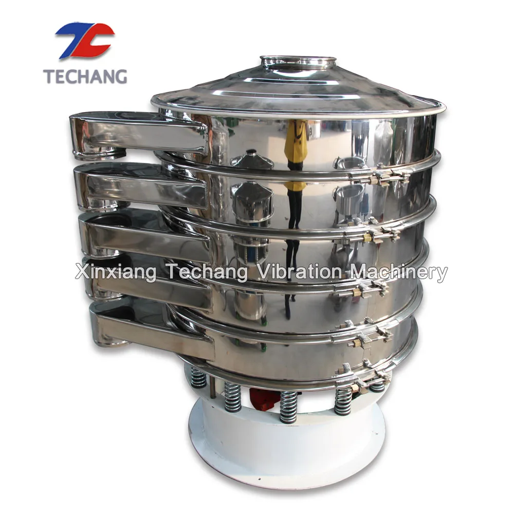 China supplier rotating vibro sieve / organic fertilizer sieve machine
