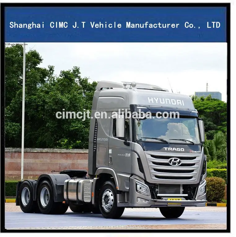 
Military quality Hyundai 6*4 tow tractor/trailer tractor truck 