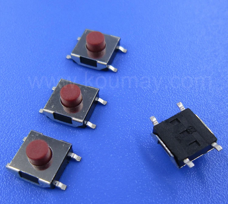6.2x6.2x2.5/3.1/3.8/4 образования легкой пены. 3/5 мм 4 pin мини переключатель smt smd кнопочный тактильный переключатели