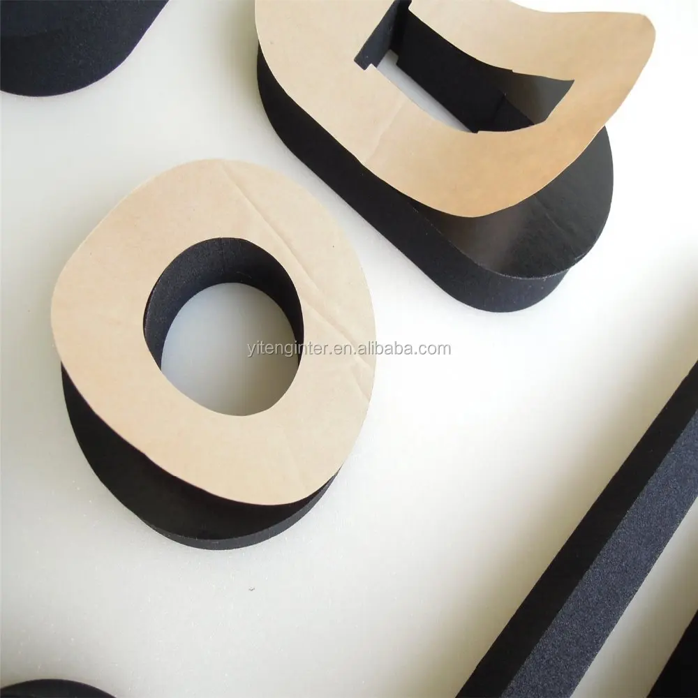 Black Expanded CR(Neoprene) Foam of  plumbing,mechanical gaskets