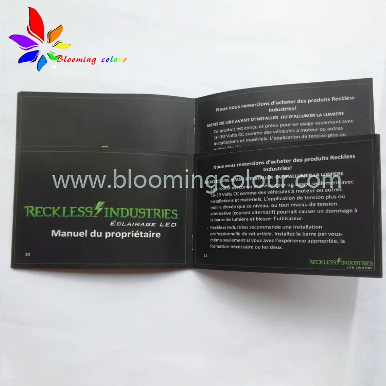 Wholesale Custom printing art paper booklets introduction brochure products catalogue