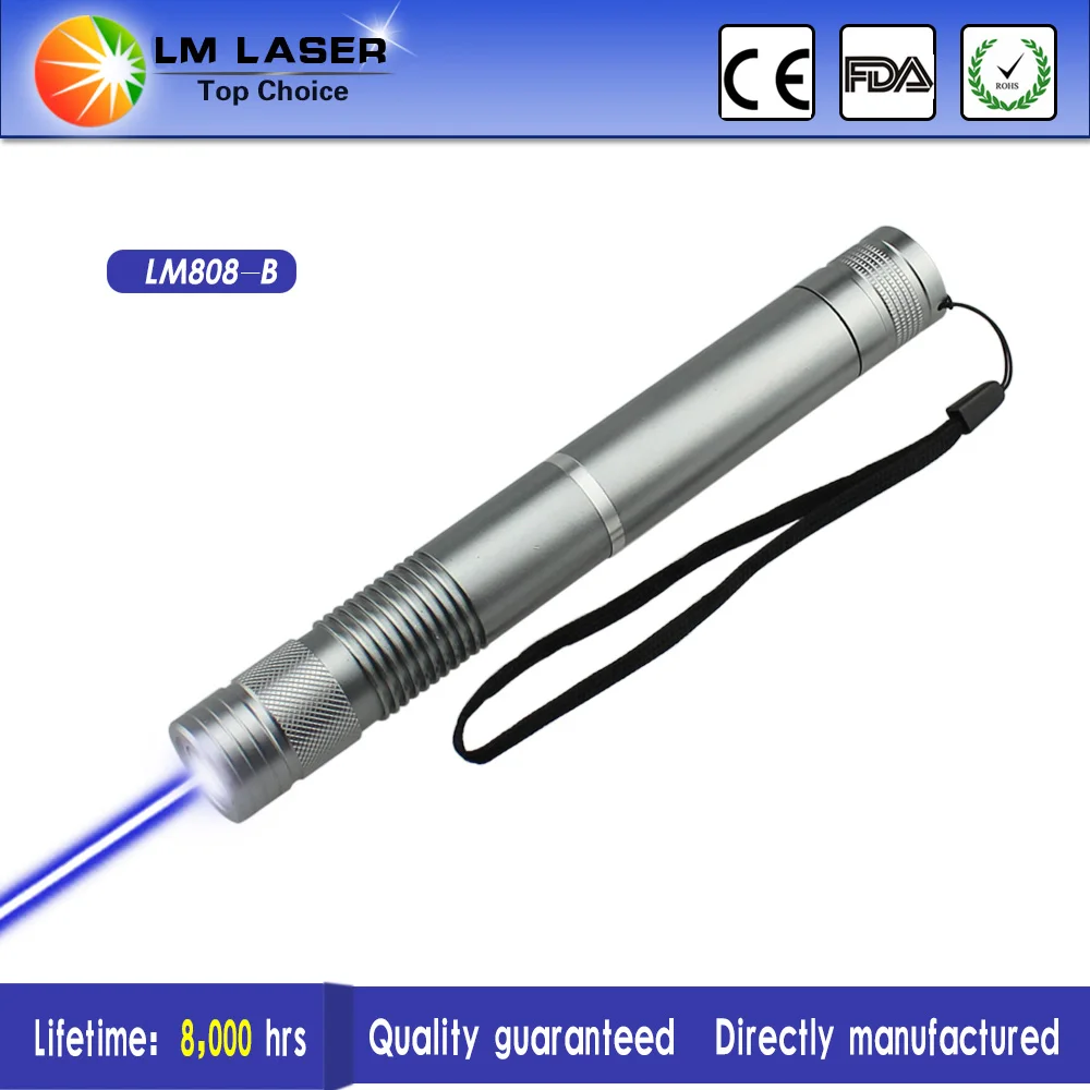 Metal with 5 pattern   Blue  Pointer/pen With Glasses+Battery+Charger Wholesale & Retail