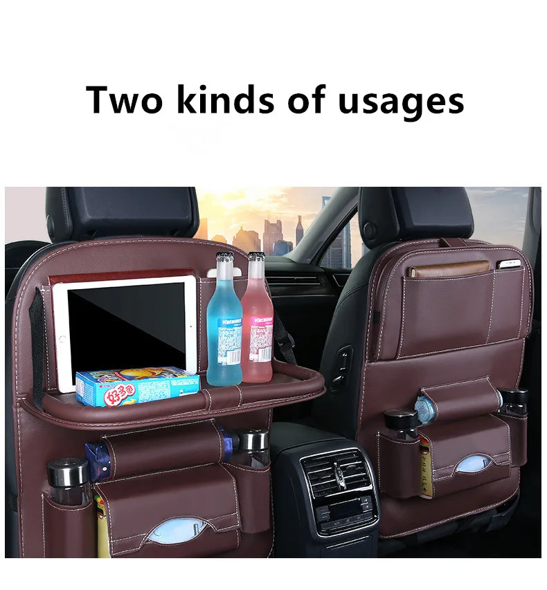 Лидер продаж на Amazon, Высококачественный водонепроницаемый Органайзер из полиэстера для спинки сиденья автомобиля
