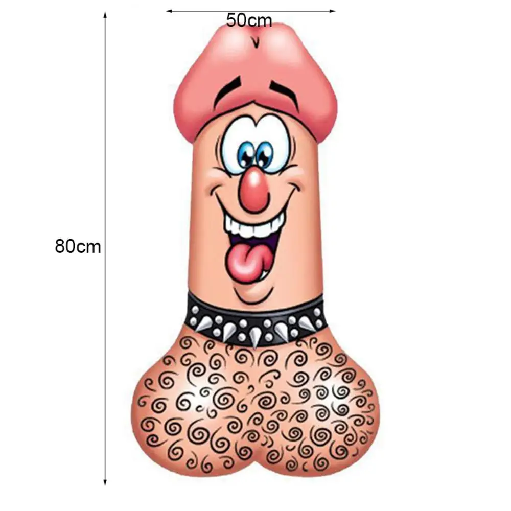 Air Inflatable  Bachelorette Hen Party bride shower Party game Decoration Big Penis Foil Balloon