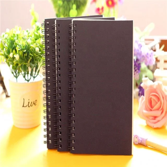 papeleria  Design Paper A4 Ring Bound 70 Sheet Personalize Wide Lined Spiral Notebook