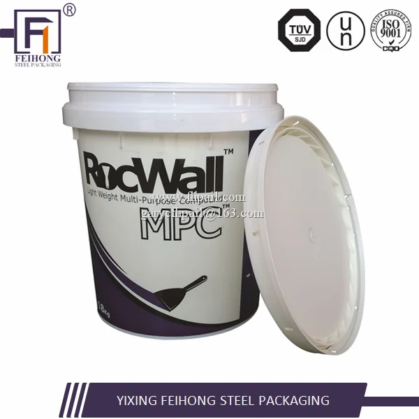
wholesale factory price plastic 5,8,10,16,18,20 liter paint bucket 