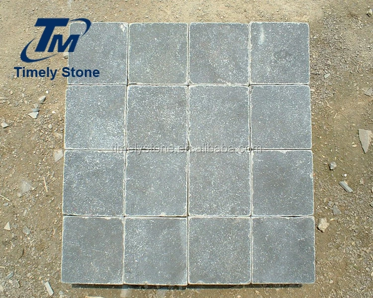 
Chinese bush hammered blue stone limestone lump bluestone pavers 