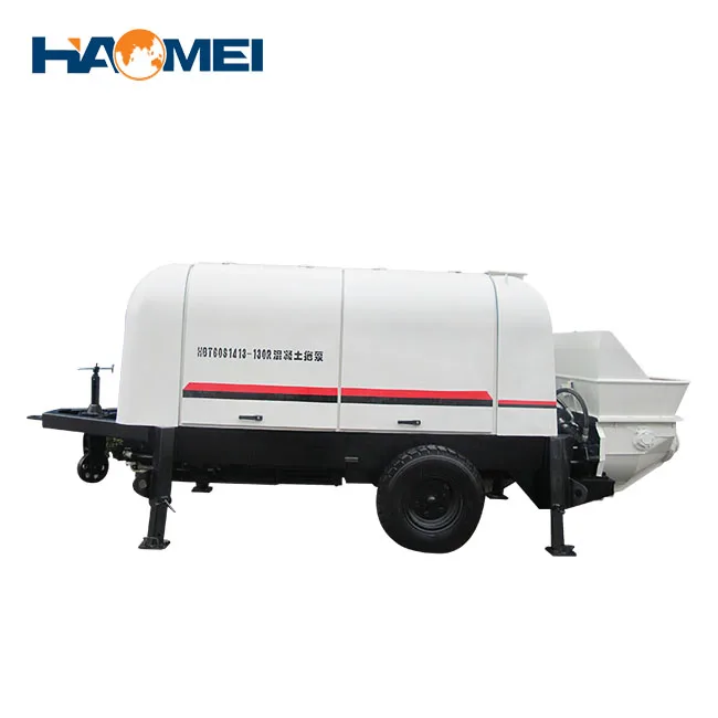 Trailer new never used concrete grout pumps