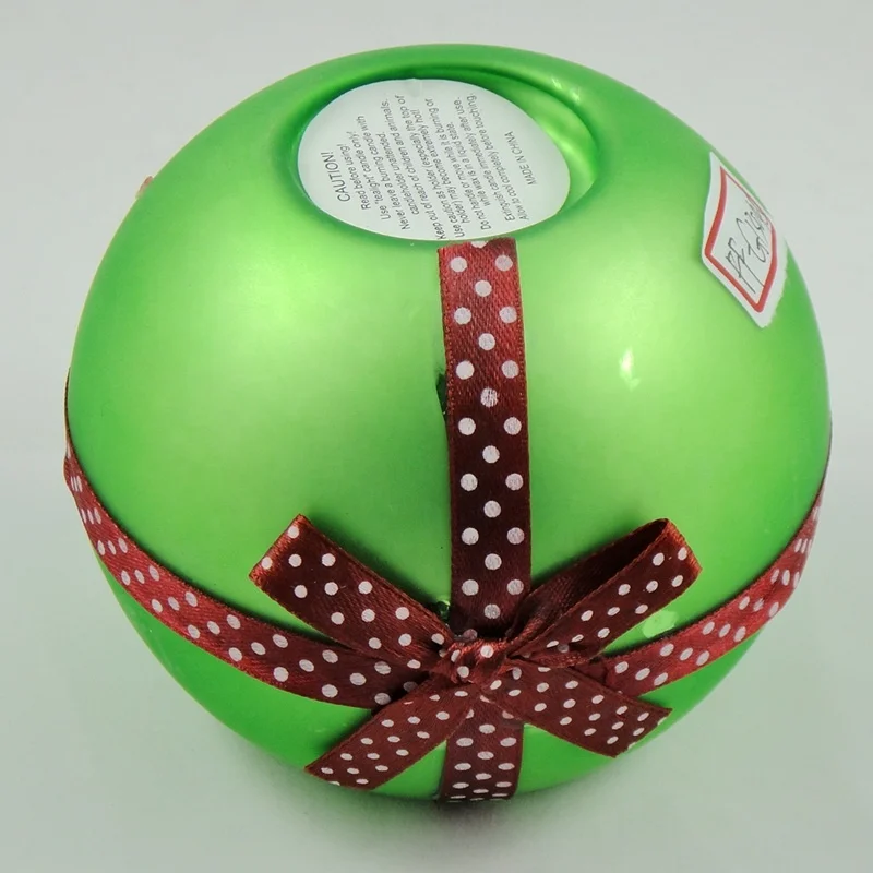 2022 New Design Factory Supply Glass Christmas Ball Candle Holder/Glass Hand Paint Candle Holder/Glass Candle Holder for Holiday