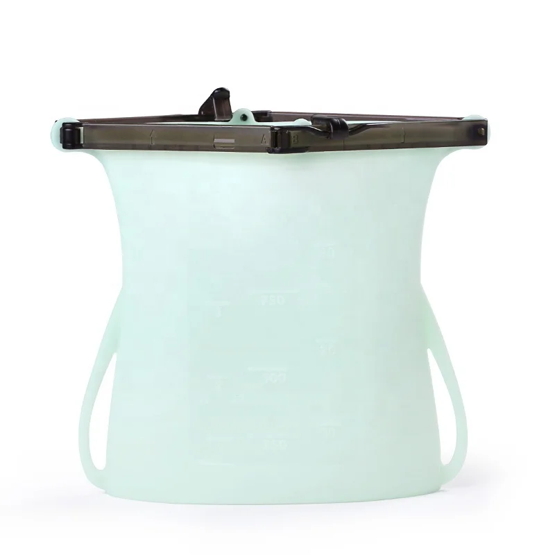 
Amazon Top Seller New Hot Sale Kitchenware Reusable Silicone Food Storage Bag 