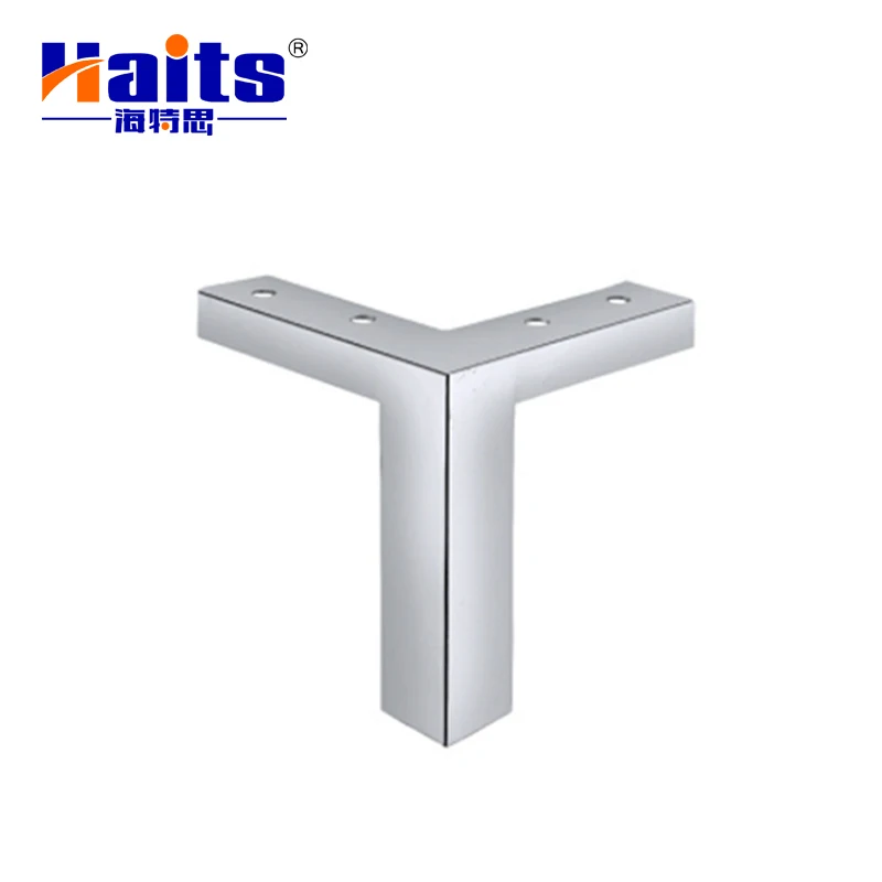 Chrome Corner Furniture Hardware Replacement Iron Steel Sofa Legs Sofa Feet