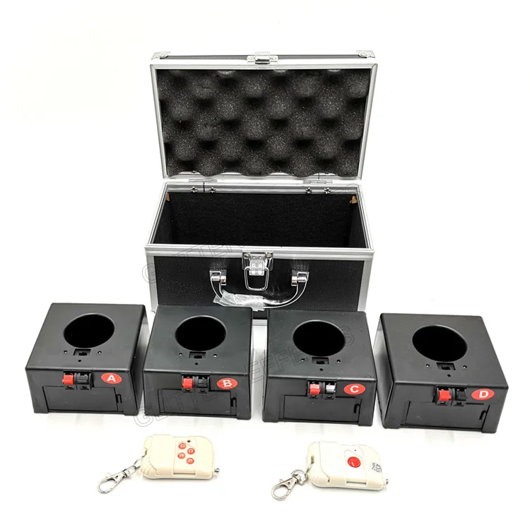 
D04 Remote control 4 cue fireworks fountain base firing system 