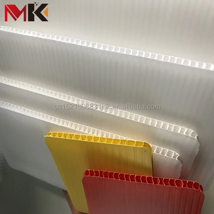 Гофрированные Пластиковые PP пол защита листа pp пол защита Две Стены Листовой Пластик