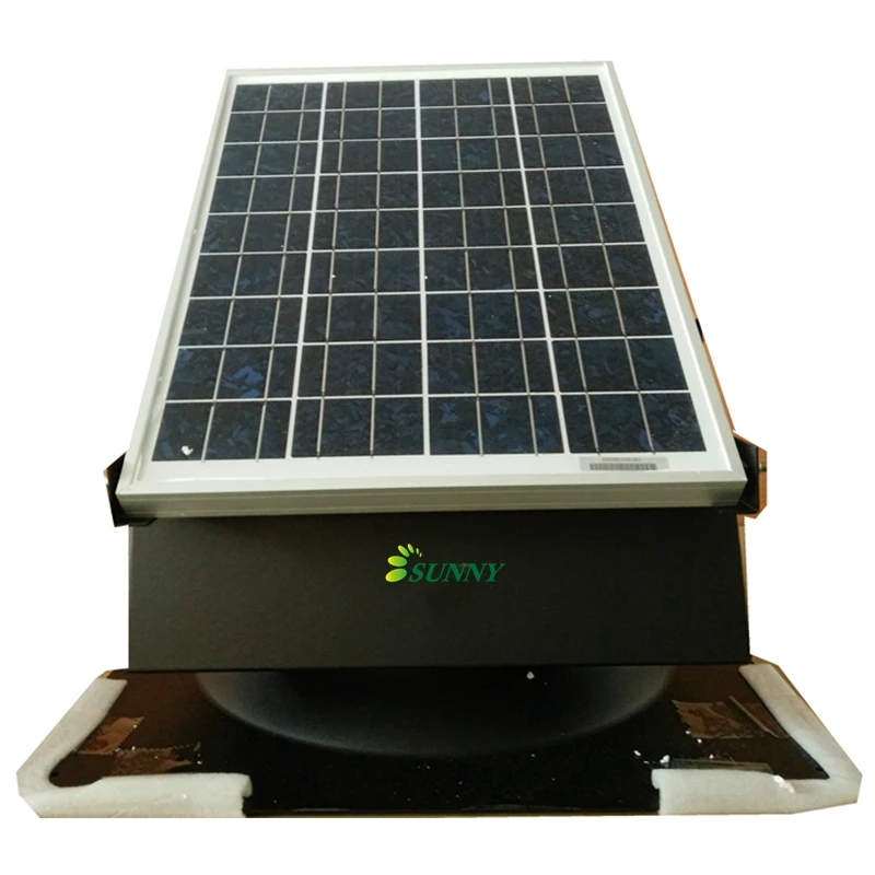 Good Quality 10 inch Solar Attic Fan Roof Mounted Solar Exhaust Fan 12V DC Solar Ventilation Fan