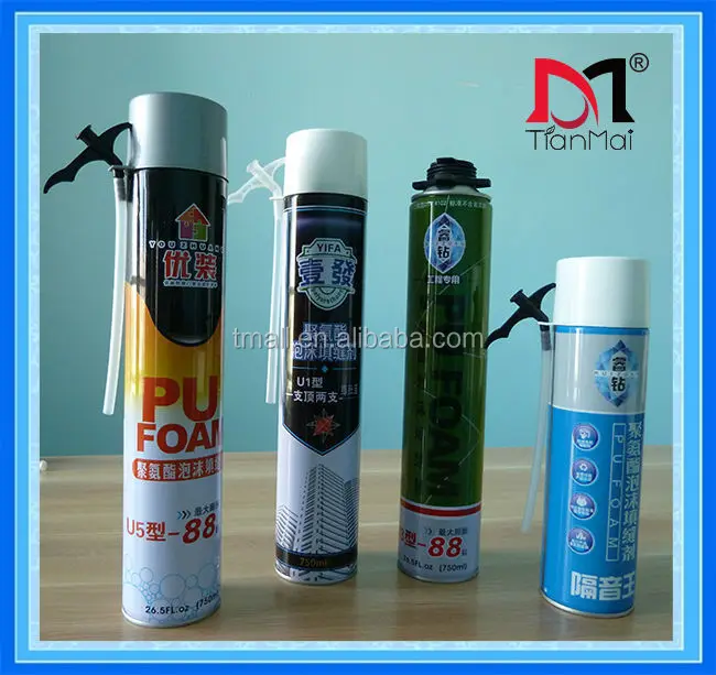 
750ml price polyurethane rigid foam bulk expandable strong fireproof pu foam 