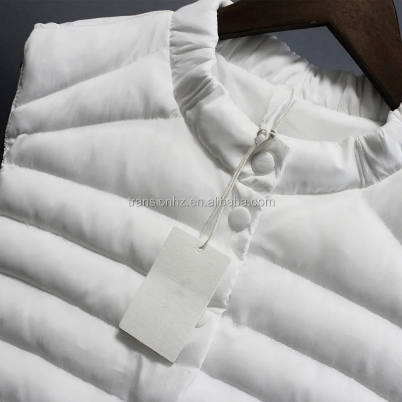 
women autumn winter faux down feather filling waist coat fashion puffy padded vest 