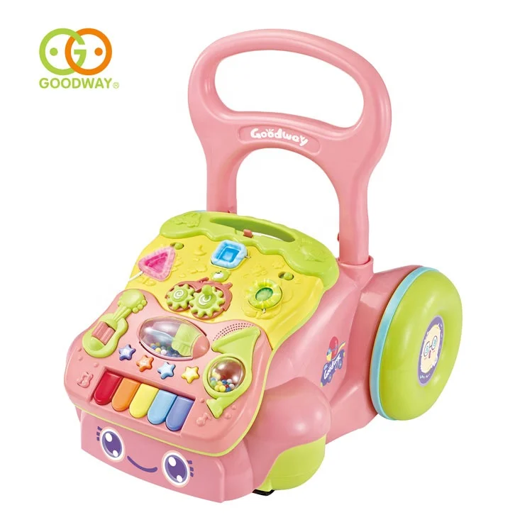 Брелок в форме машины безопасности малыша обучения активности музыкальная ходунки детские игрушки из пластикового картона, представляет 10 месяцев + Детские поддержка приемлемый