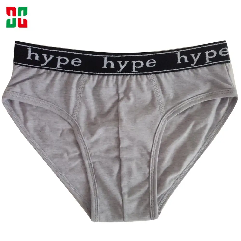 Qute logoed boy briefs underwear for children