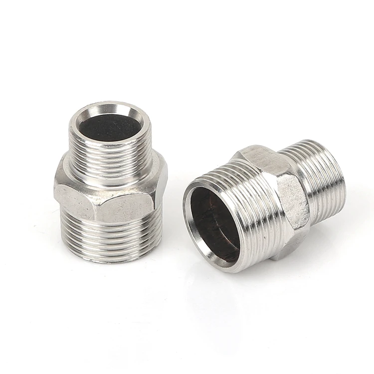 
stainless steel 201 304 pipe fitting SUS male threads reduced joint water plumbing pipe reducing fitting 