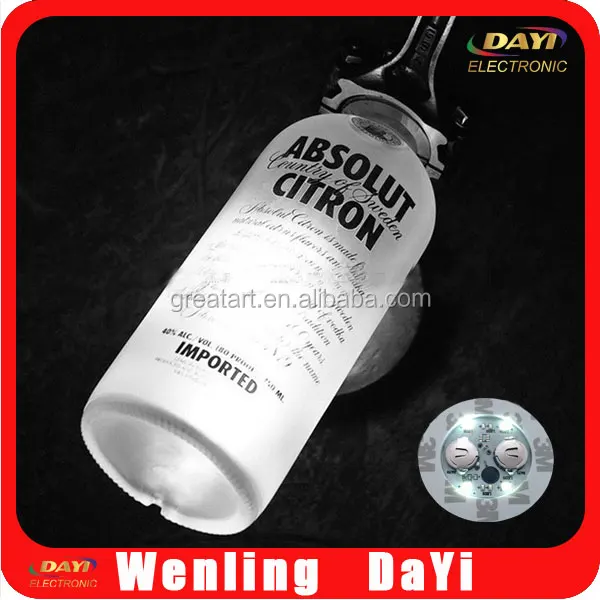 Factory price Bar&Club Promotional Glow Wine Bottle Light